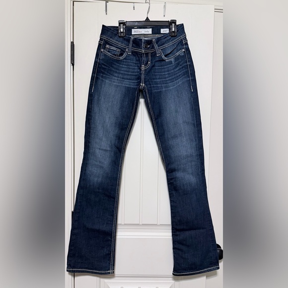 BKE Denim - BKE Women’s Boot Cut Jeans in Dark Indigo